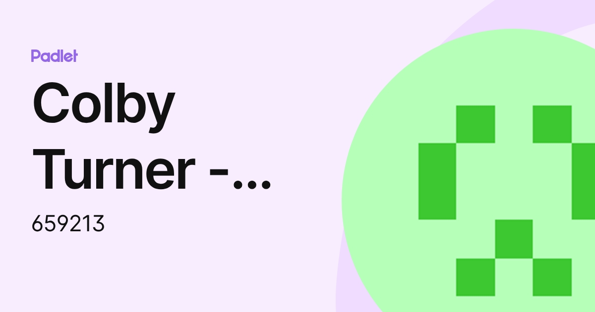 Colby Turner - David Leeder MS (1544) (659213) profile | Padlet