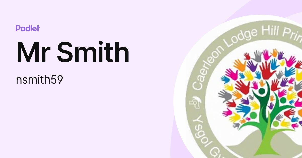 Mr Smith (nsmith59) profile | Padlet