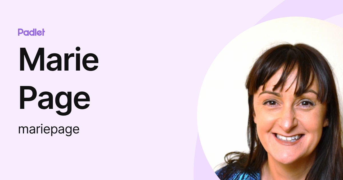 Marie Page (mariepage) profile | Padlet