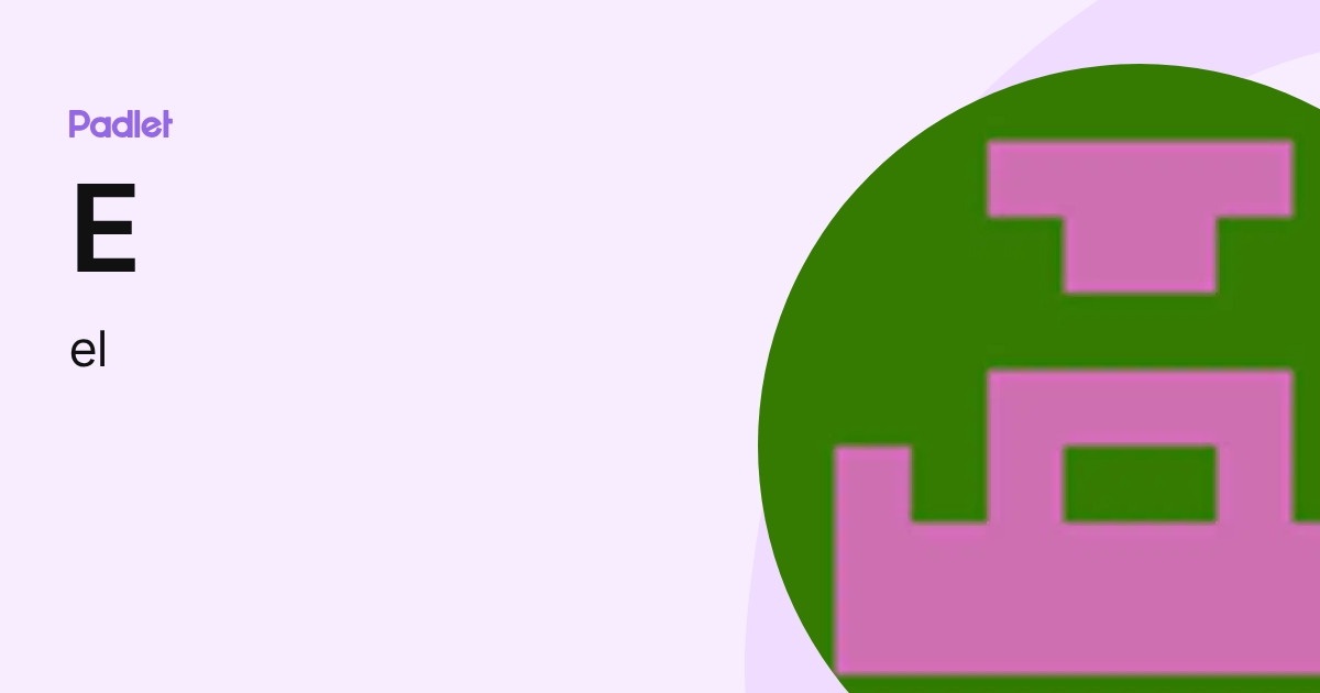 E (el) perfil | Padlet