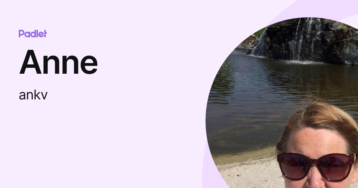 Anne (ankv) profile | Padlet