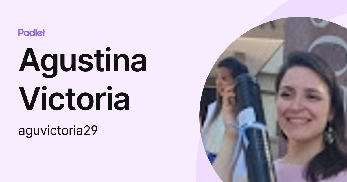 Agustina Victoria (aguvictoria29) profile | Padlet