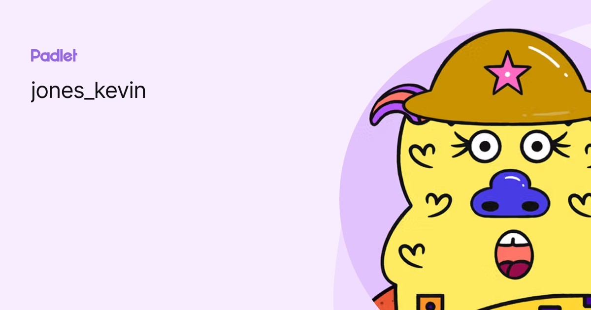 Jones Kevin Profile Padlet