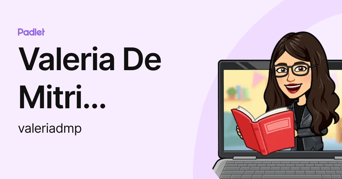 Valeria De Mitri Pugno (valeriadmp) profile | Padlet