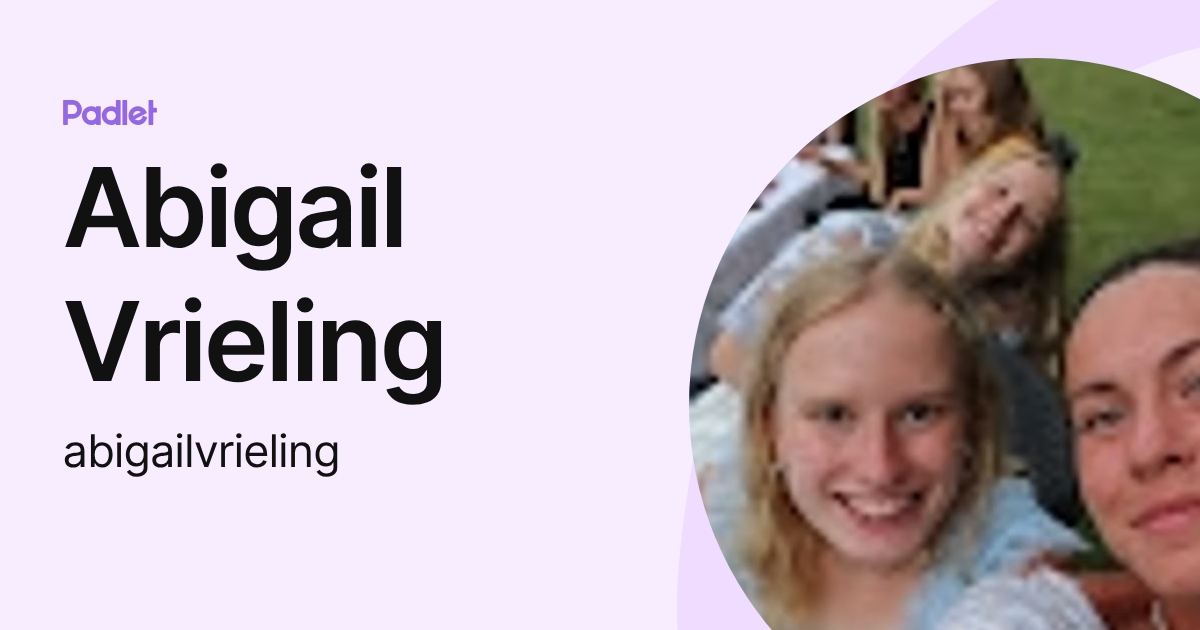 Abigail Vrieling (abigailvrieling) profile | Padlet