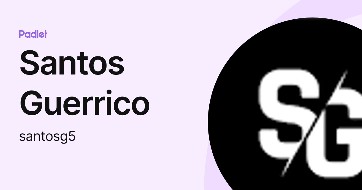 Santos Guerrico (santosg5) profile | Padlet