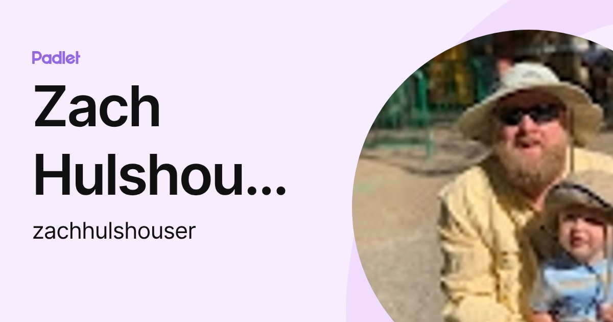 Zach Hulshouser (zachhulshouser) profile | Padlet