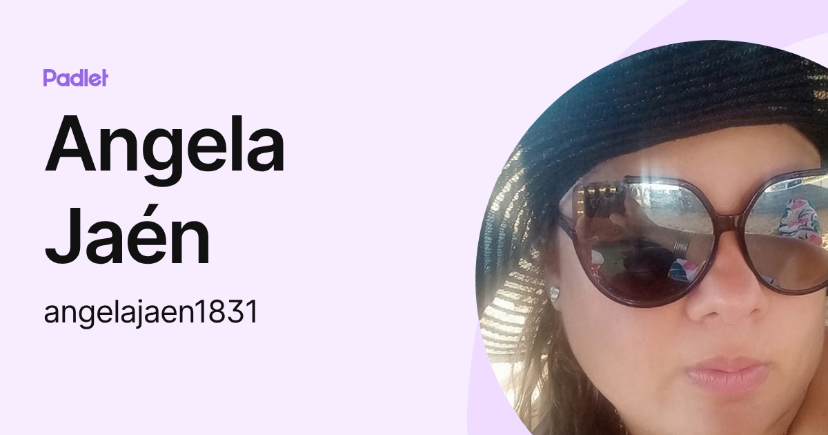 Angela Jaén (angelajaen1831) profile | Padlet
