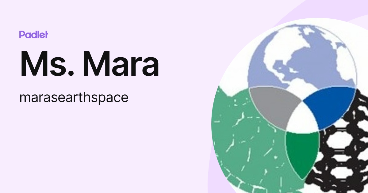 Ms. Mara (marasearthspace) profile | Padlet