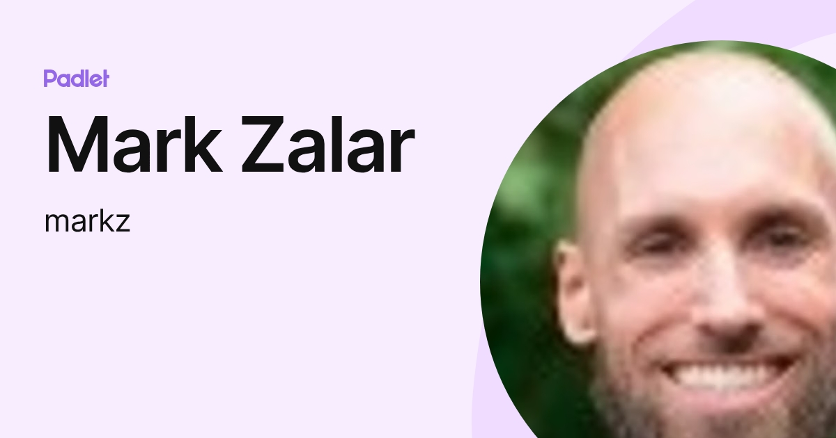 Mark Zalar (markz) profile | Padlet