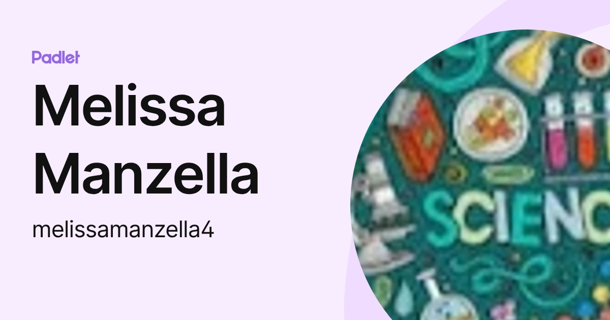 Melissa Manzella (melissamanzella4) profile | Padlet