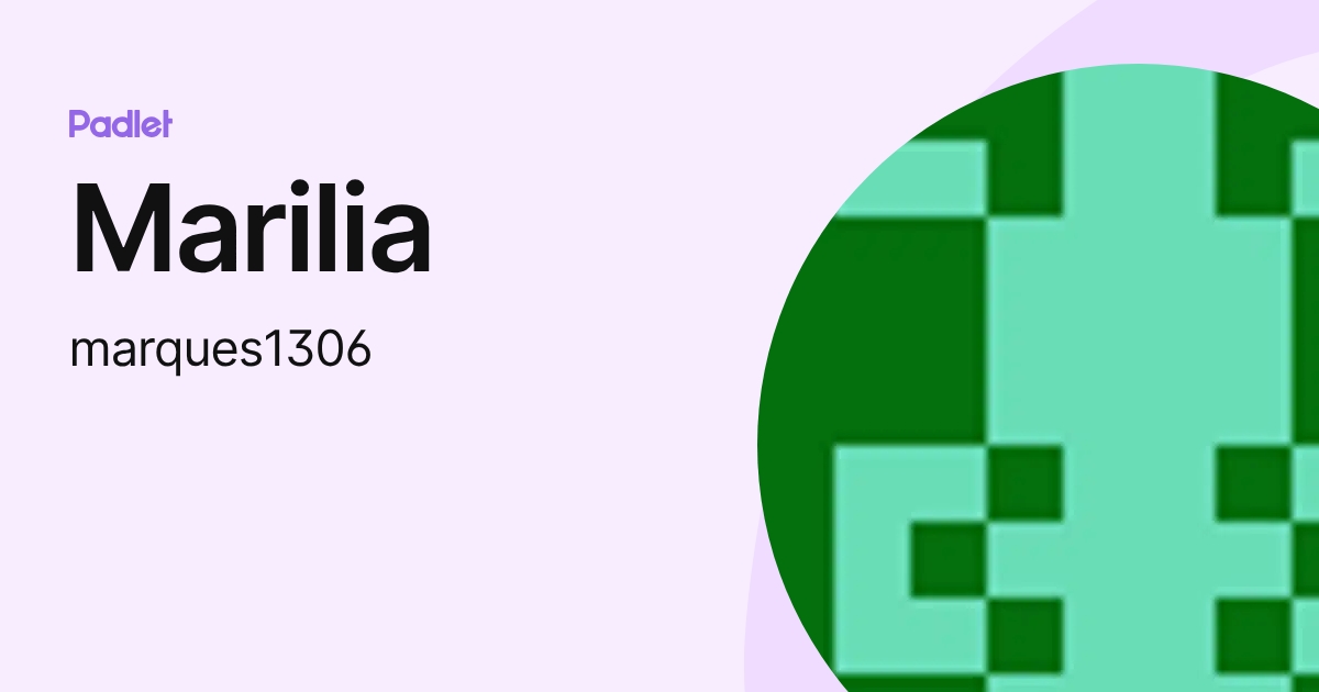 Marilia (marques1306) profile | Padlet