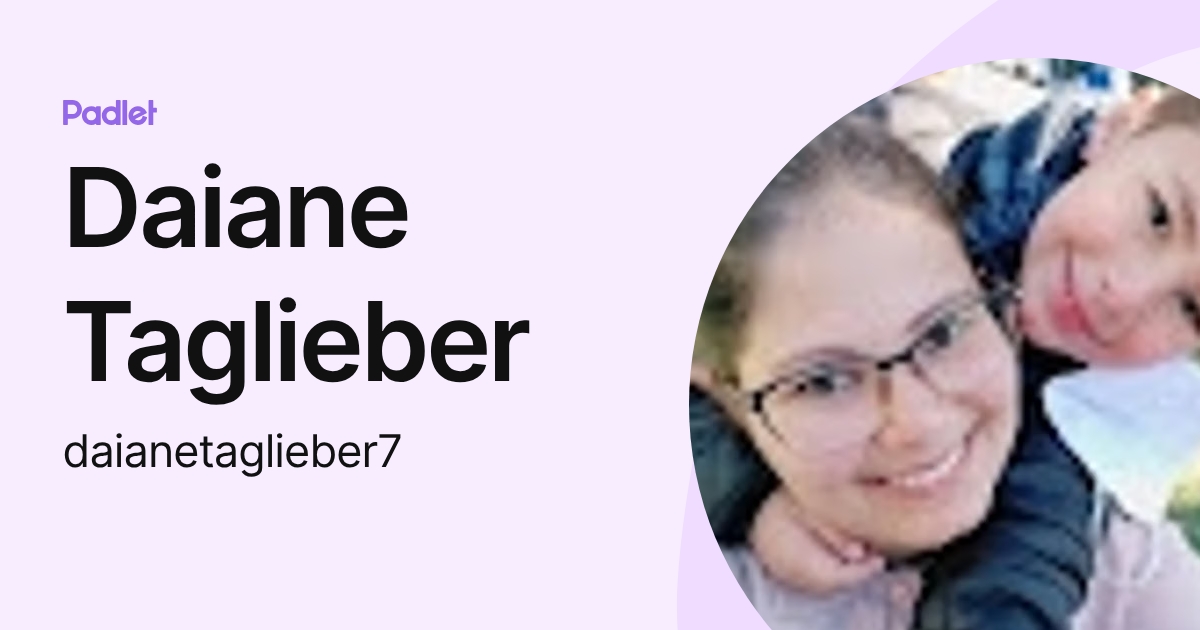 Daiane Taglieber (daianetaglieber7) profile | Padlet