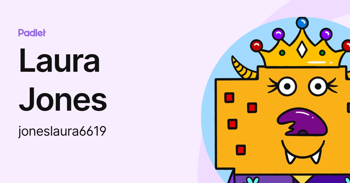 Laura Jones (joneslaura6619) profile | Padlet