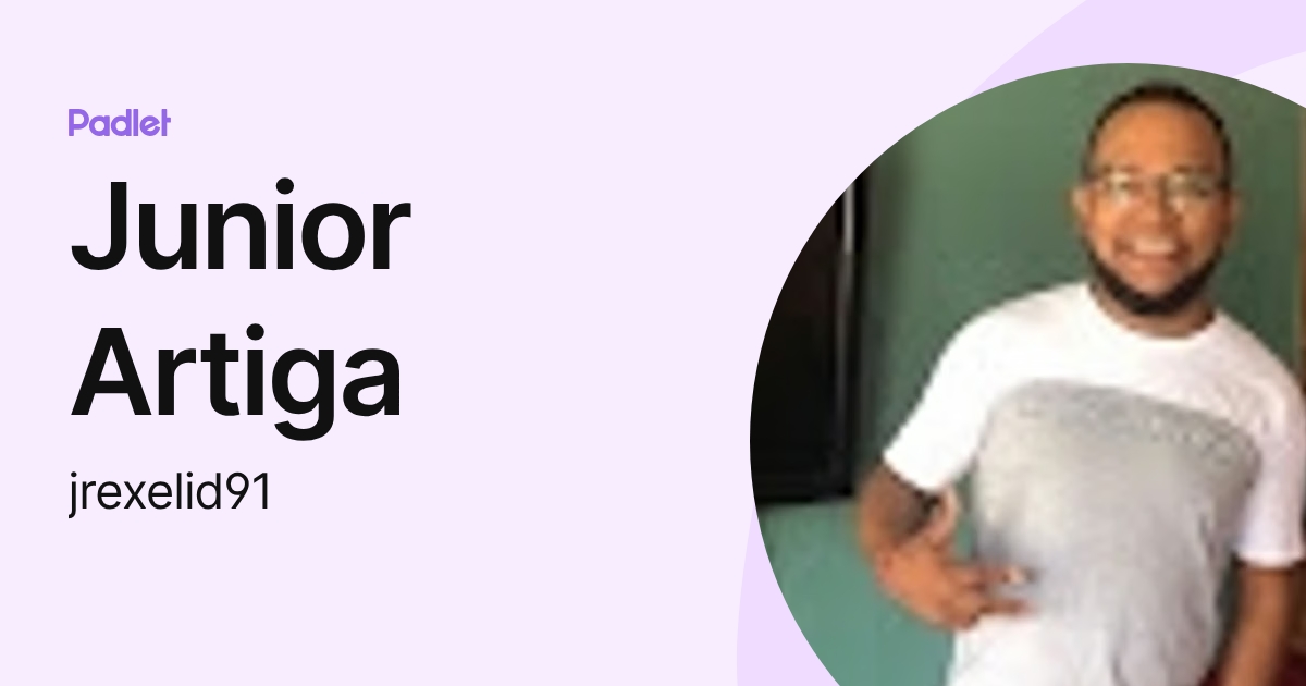 Junior Artiga (jrexelid91) profile | Padlet