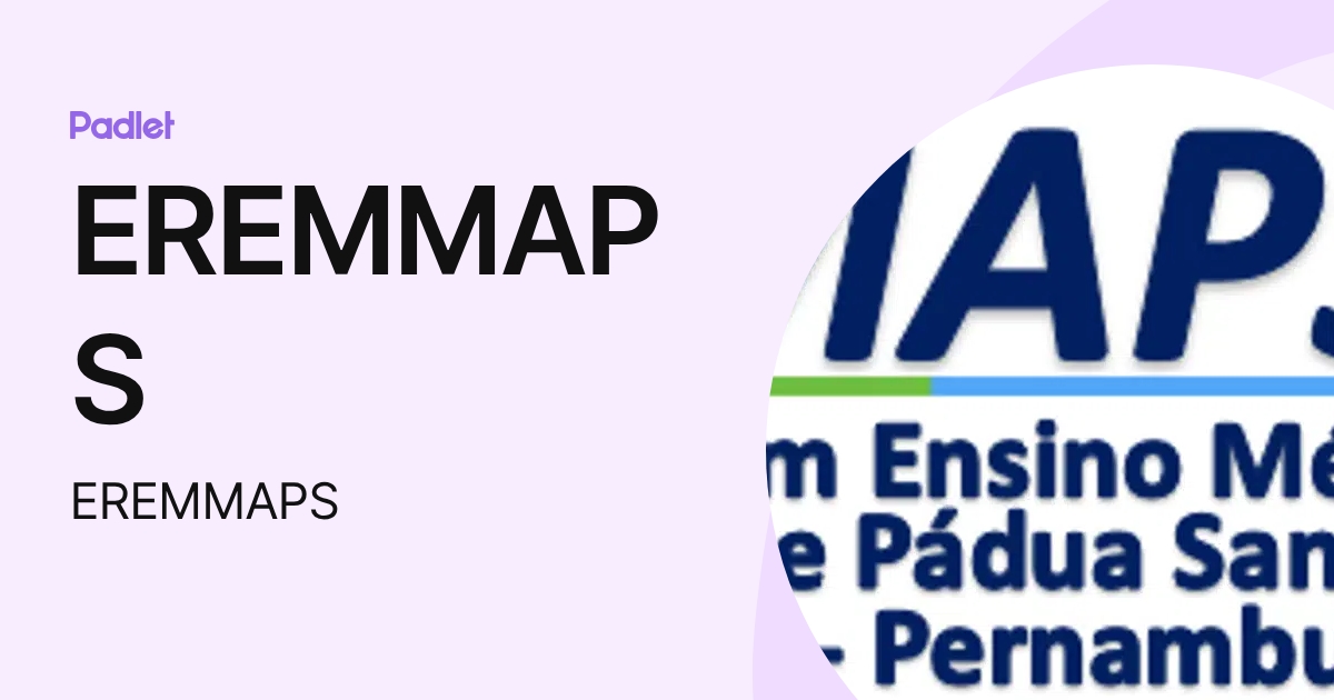 EREMMAPS (EREMMAPS) profile | Padlet