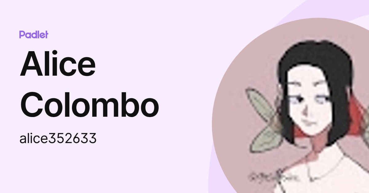 Alice Colombo (alice352633) profile | Padlet