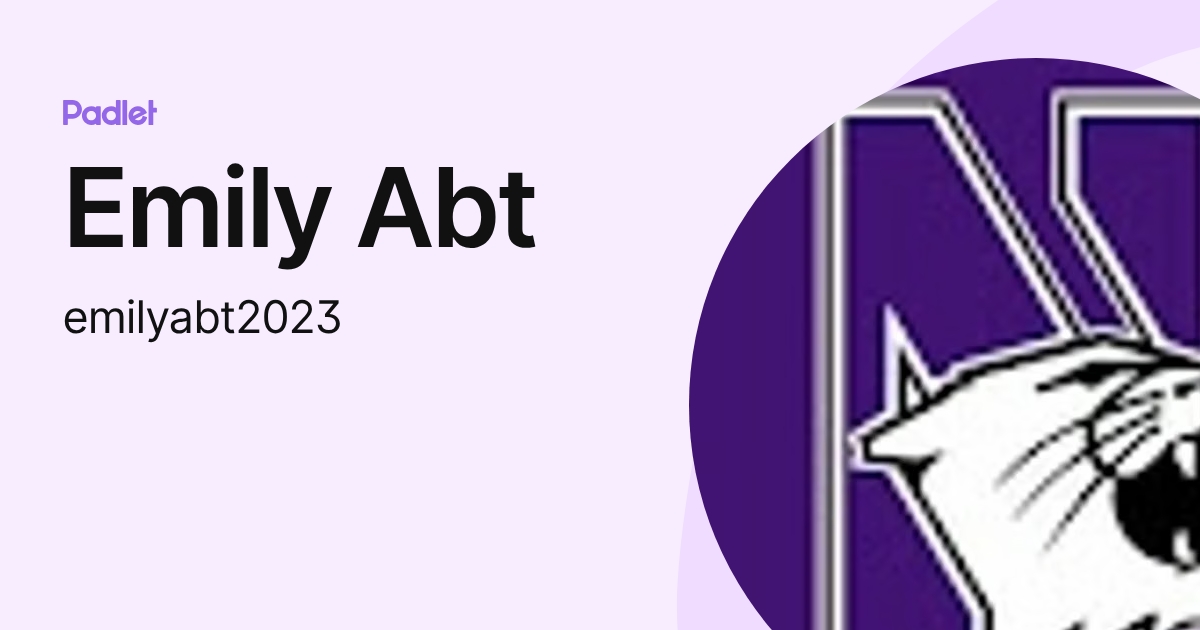 Emily Abt (emilyabt2023) profile | Padlet