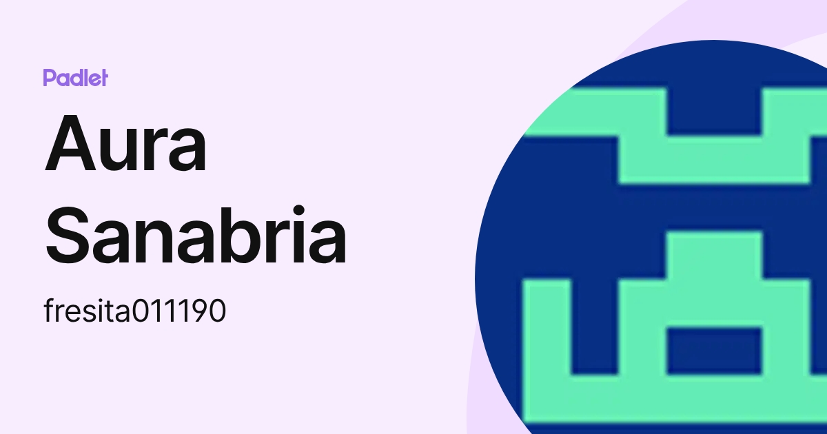Aura Sanabria (fresita011190) profile | Padlet