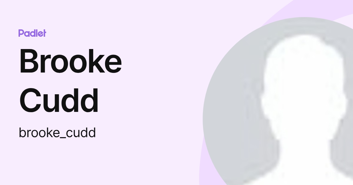 Brooke Cudd (brooke_cudd) profile | Padlet