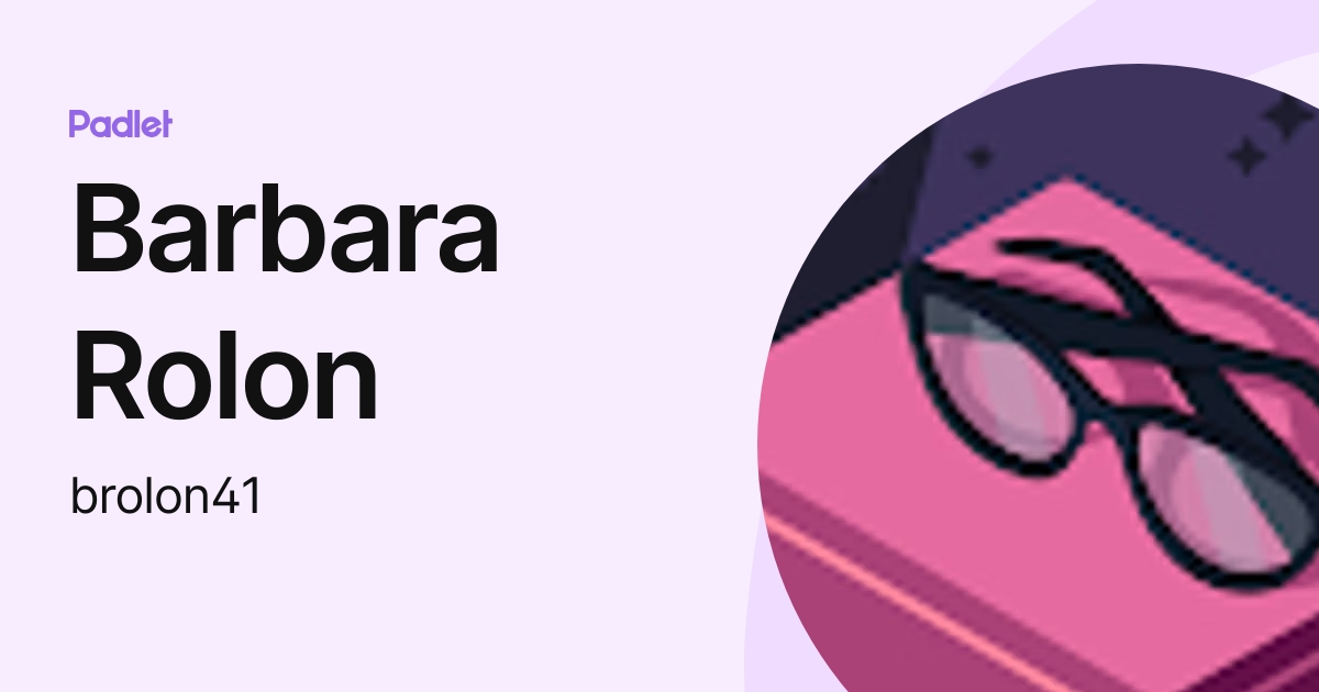 Barbara Rolon (brolon41) profile | Padlet
