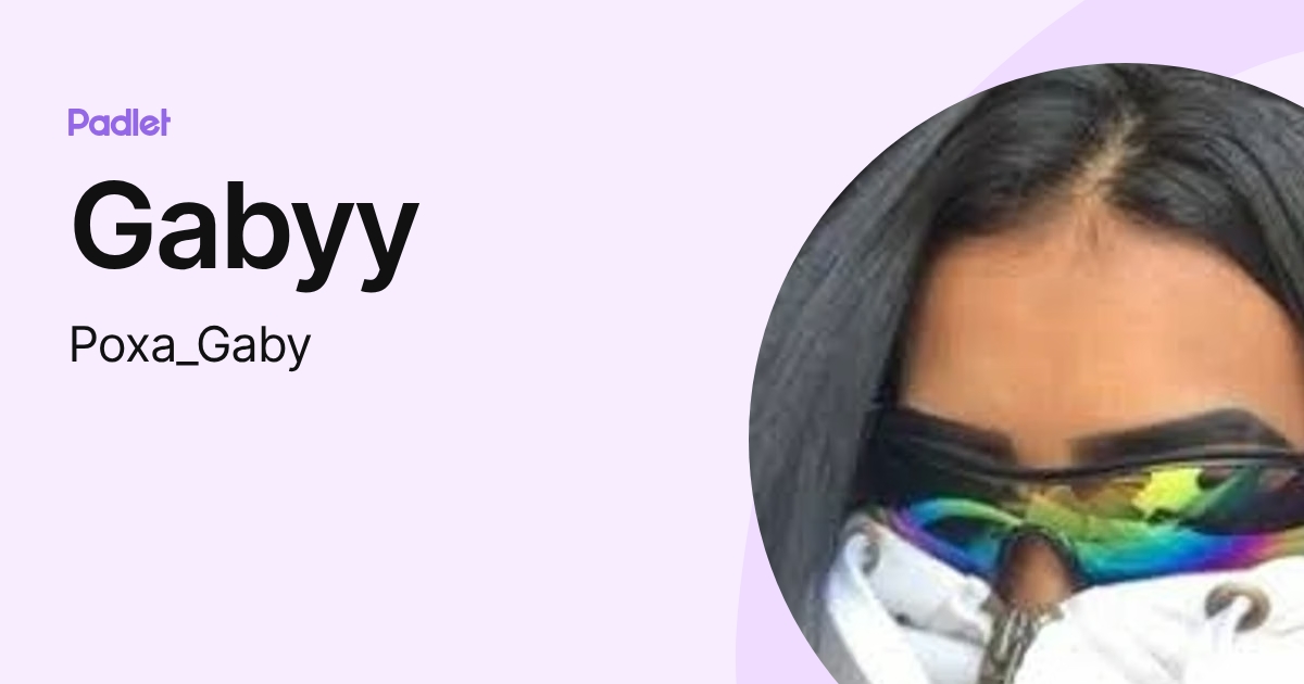 Gabyy (Poxa_Gaby) profile | Padlet