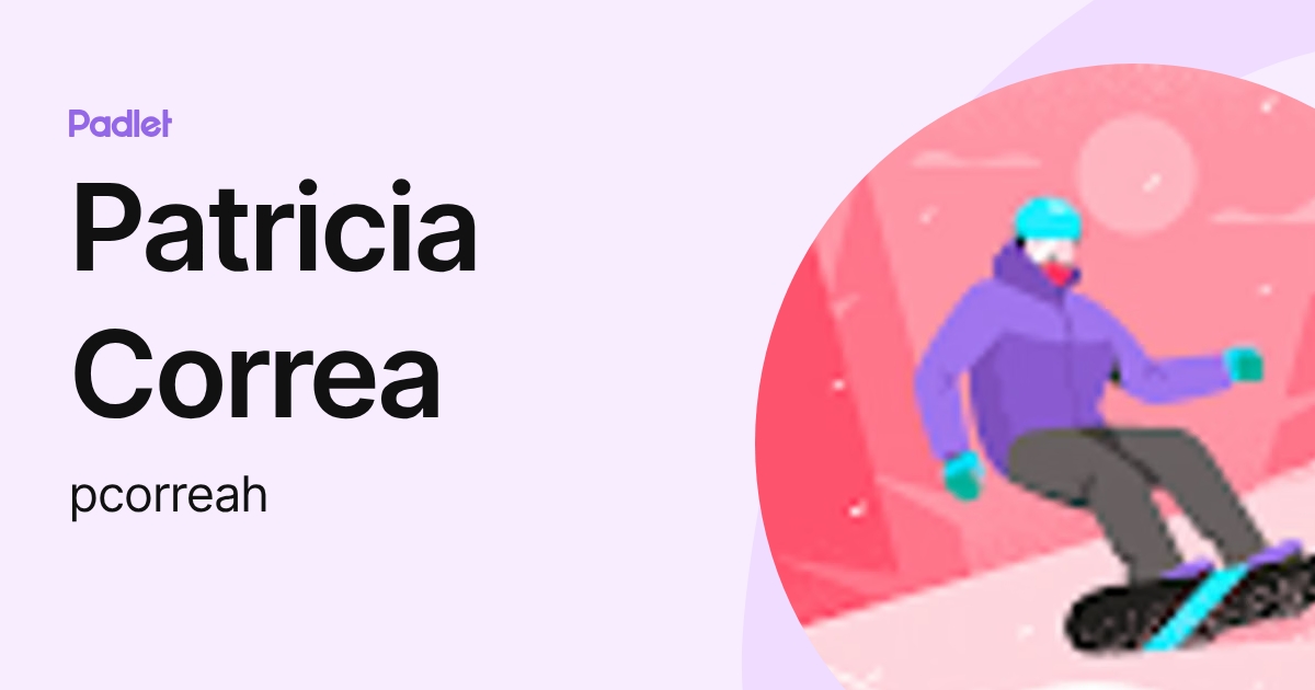 Patricia Correa (pcorreah) profile | Padlet