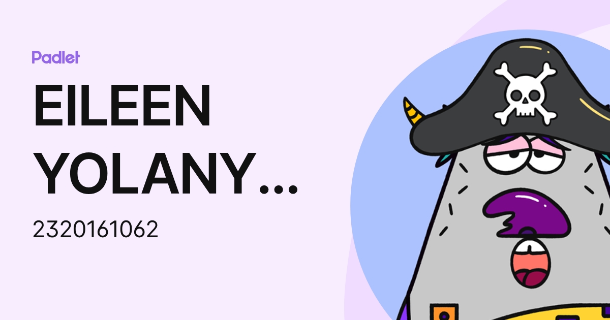 EILEEN YOLANY TOVAR CRUZ (2320161062) profile | Padlet