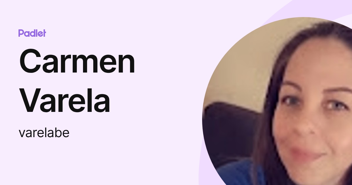 Carmen Varela (varelabe) profile | Padlet