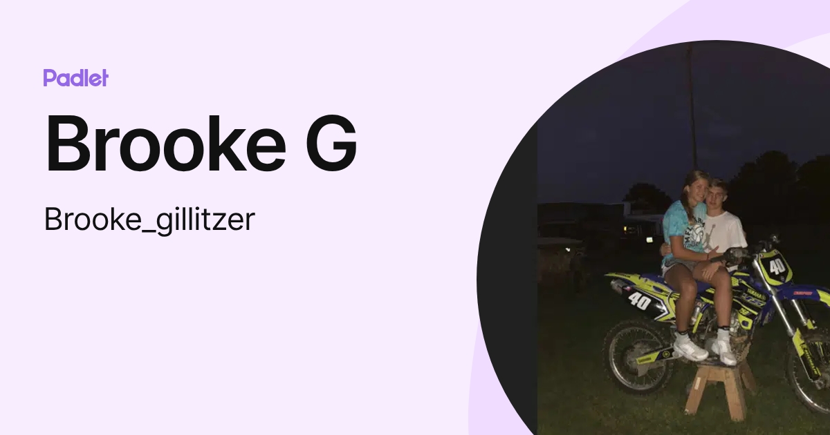 Brooke G (Brooke_gillitzer) profile | Padlet
