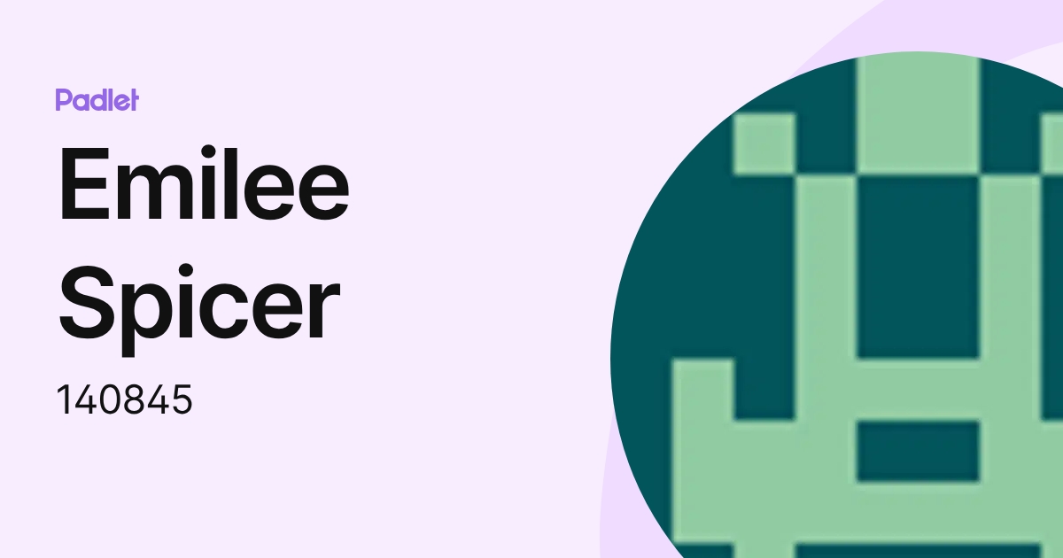 Emilee Spicer (140845) profile | Padlet