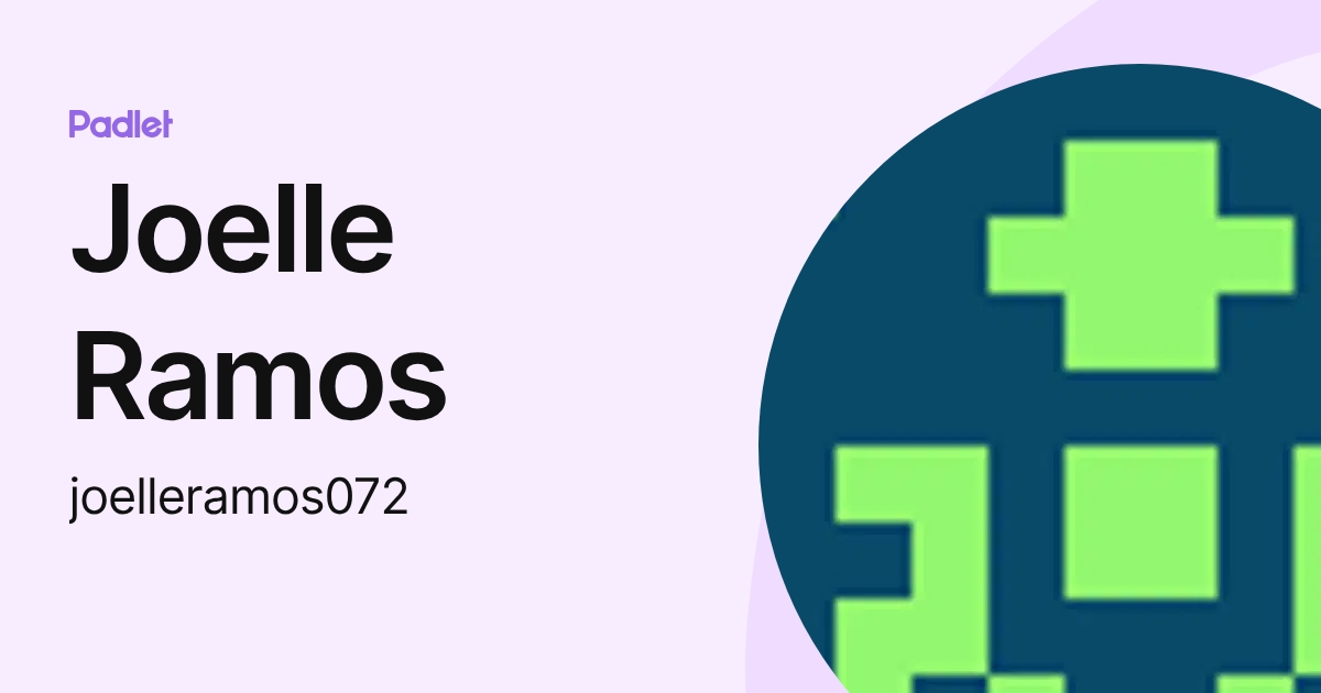 Joelle Ramos (joelleramos072) profile | Padlet