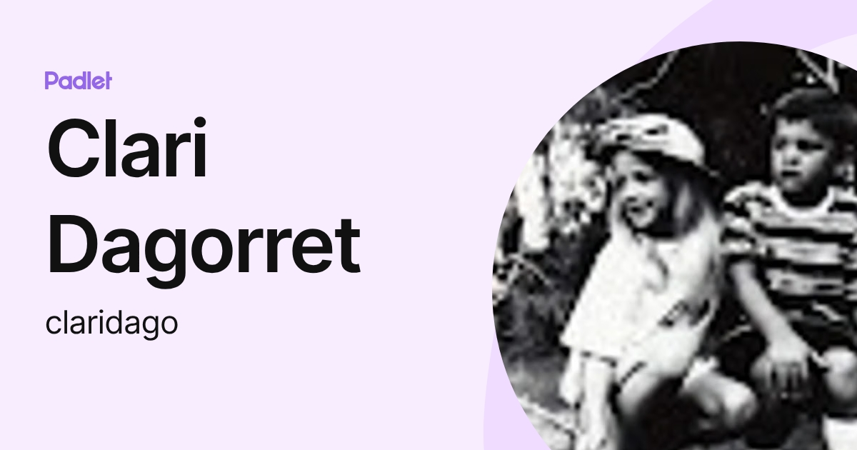 Clari Dagorret (claridago) profile | Padlet