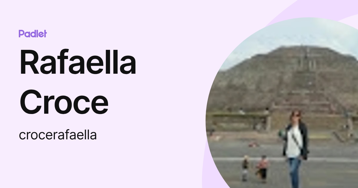 Rafaella Croce (crocerafaella) profile | Padlet