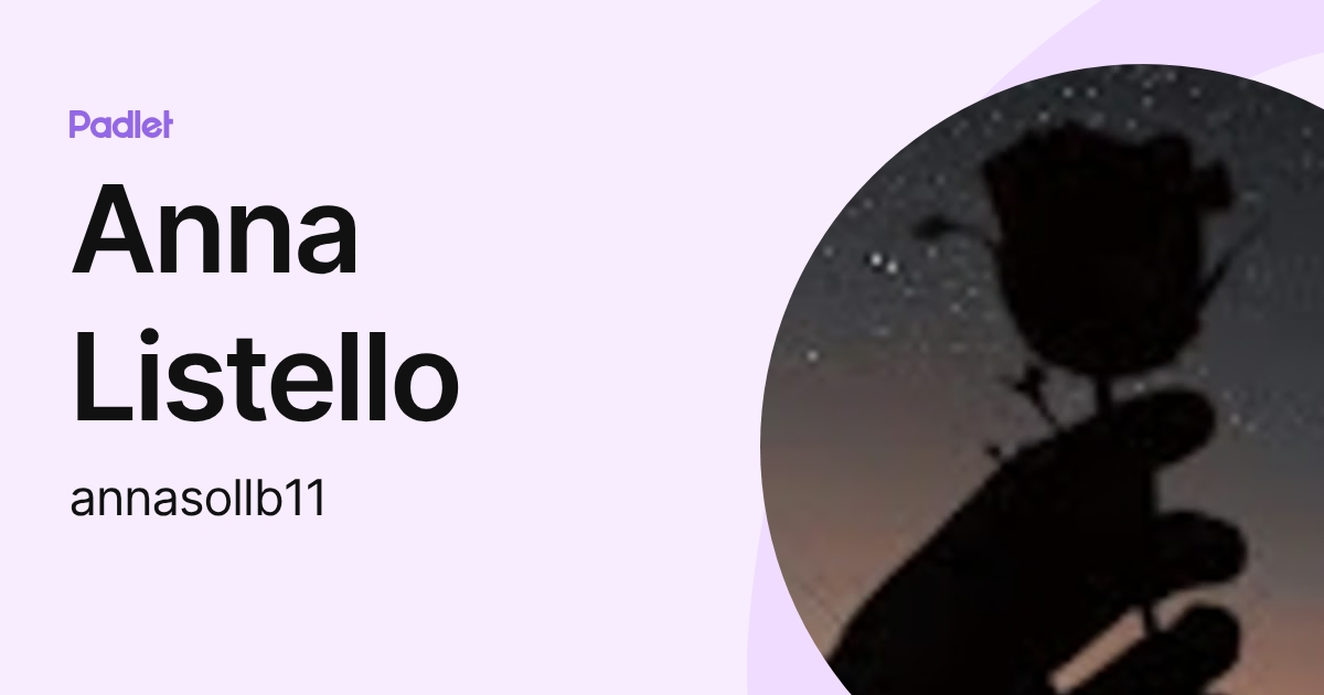 Anna Listello (annasollb11) profile | Padlet