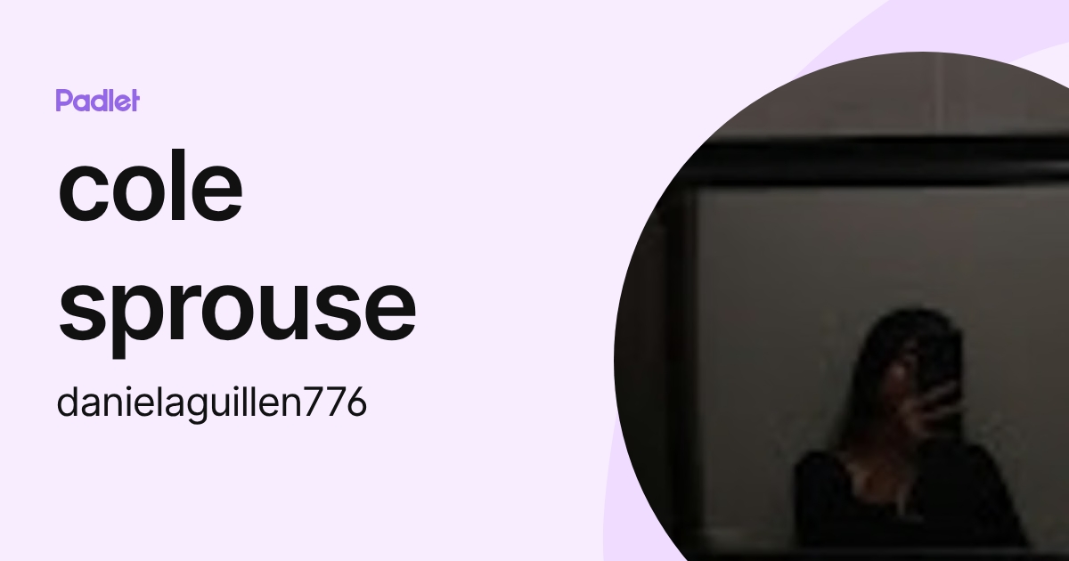 cole sprouse (danielaguillen776) profile | Padlet