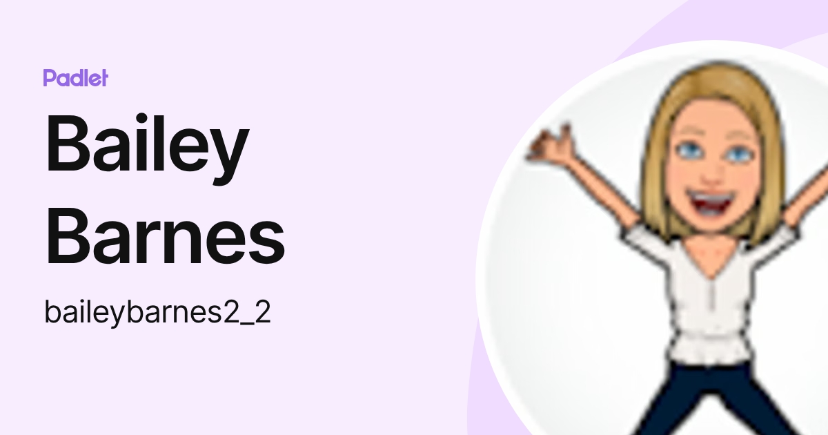 Bailey Barnes (baileybarnes2_2) profile | Padlet