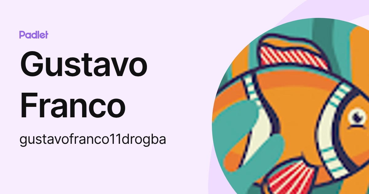 Gustavo Franco (gustavofranco11drogba) profile | Padlet