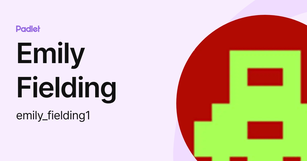 Emily Fielding (emily_fielding1) profile | Padlet