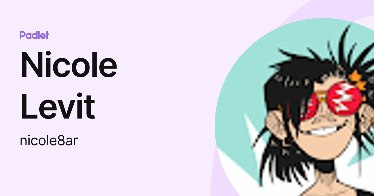 Nicole Levit (nicole8ar) profile | Padlet
