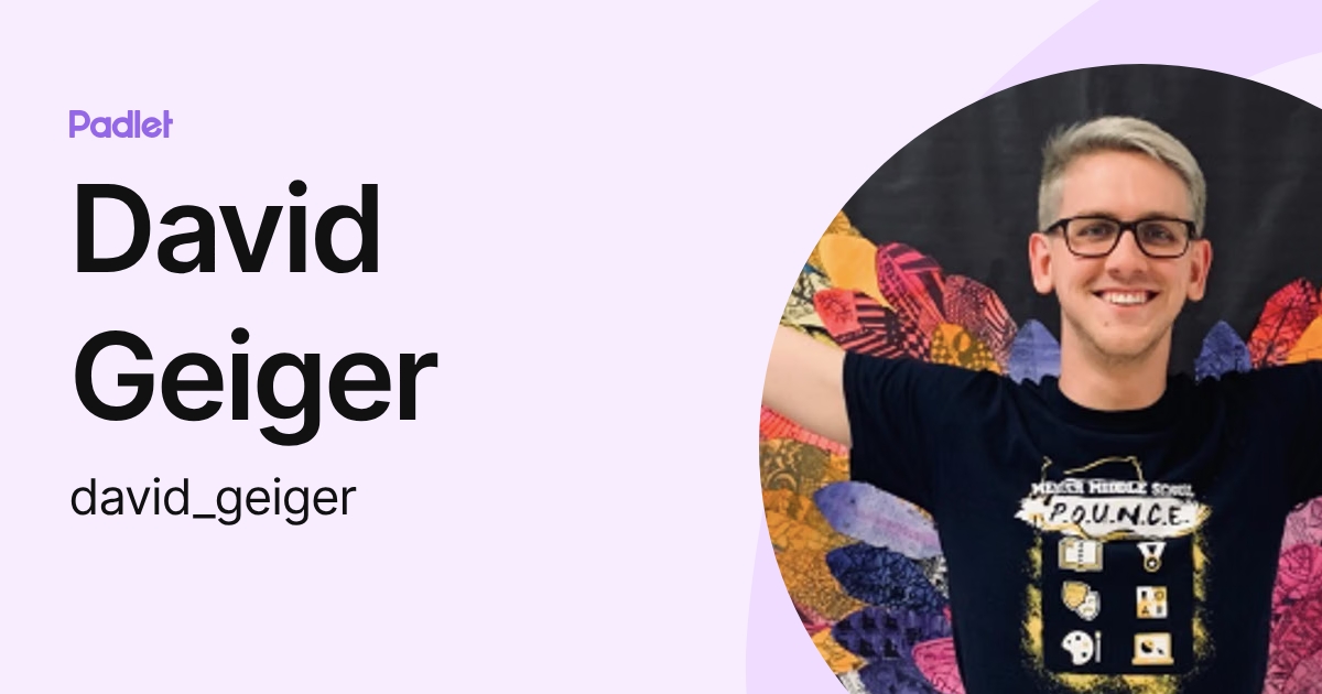 David Geiger (david_geiger) profile | Padlet