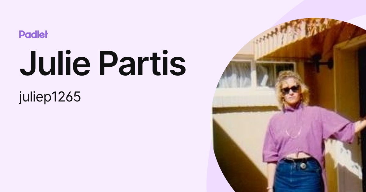 Julie Partis (juliep1265) profile | Padlet