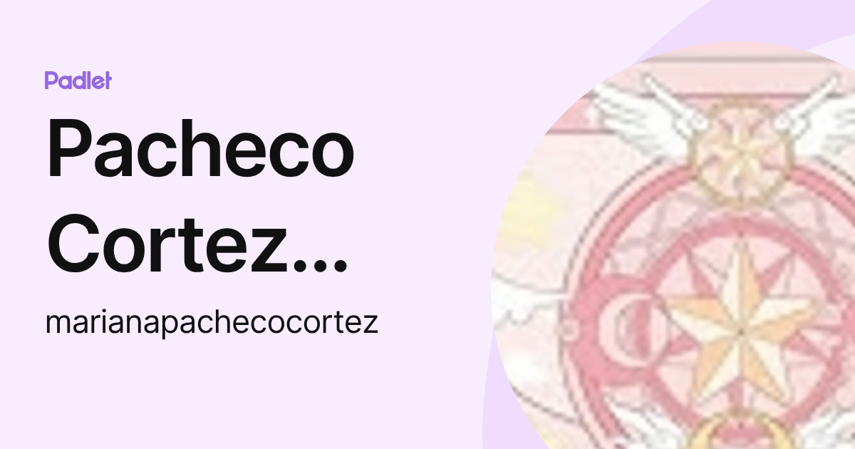 Pacheco Cortez Mariana (marianapachecocortez) profile | Padlet