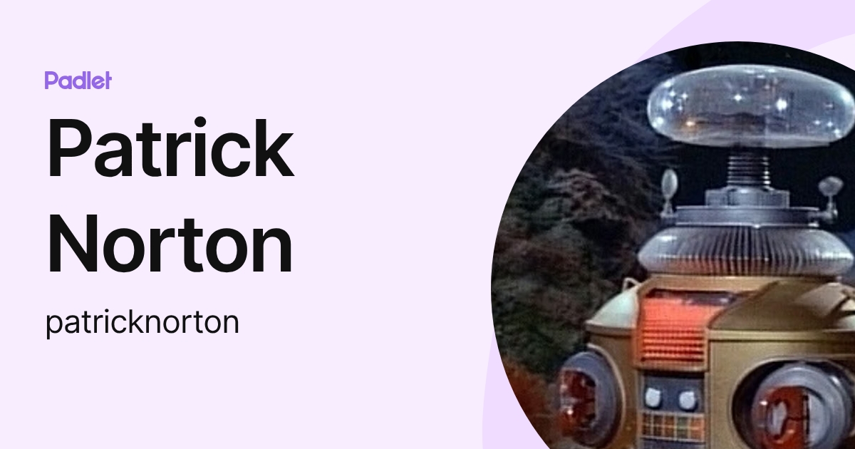 Patrick Norton (patricknorton) profile | Padlet