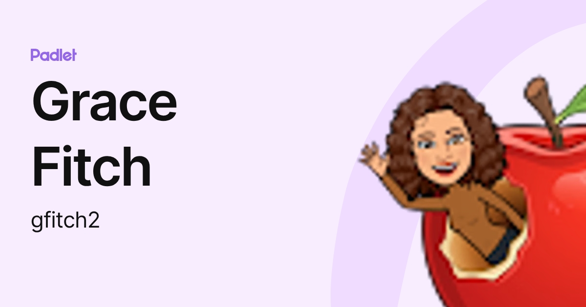 Grace Fitch (gfitch2) profile | Padlet