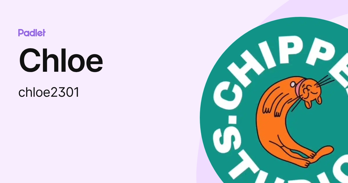 Chloe (chloe2301) profile | Padlet
