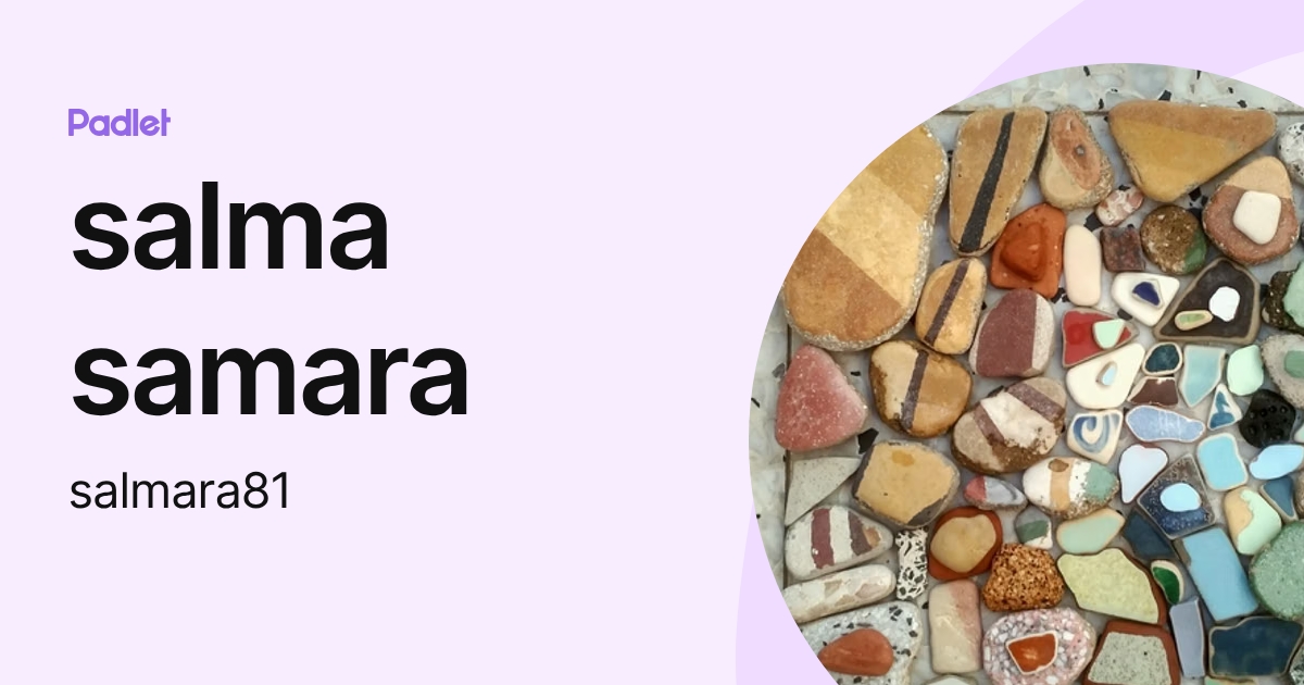 salma samara (salmara81) profile | Padlet