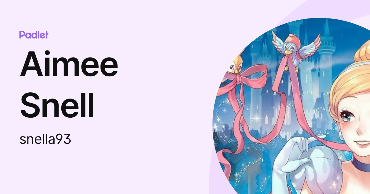Aimee Snell (snella93) profile | Padlet