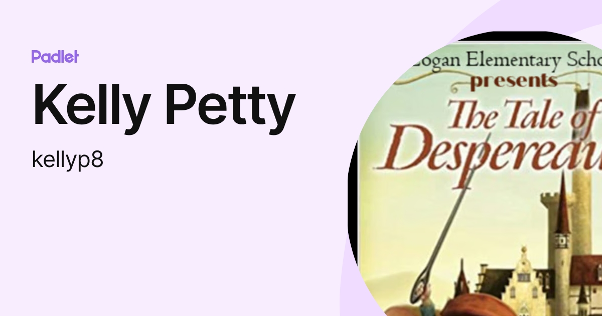 Kelly Petty (kellyp8) profile | Padlet