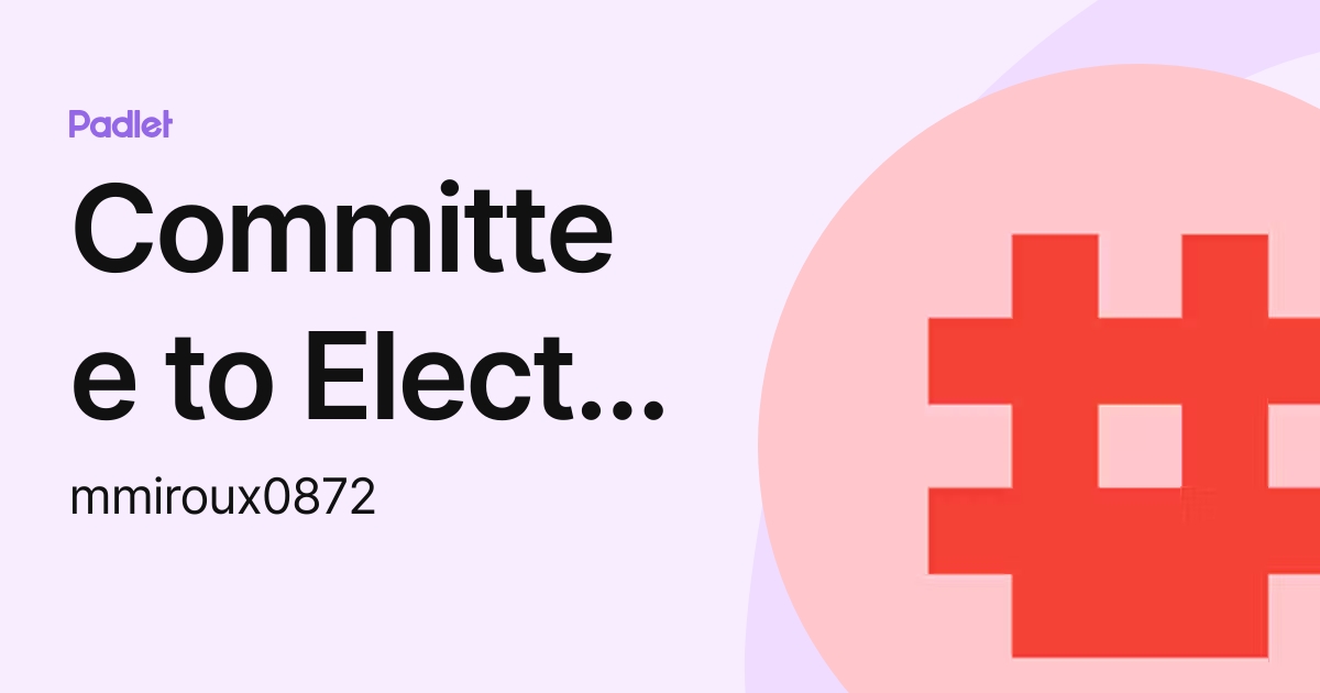 Committee to Elect Jim Reed for Sheriff (mmiroux0872) profile | Padlet
